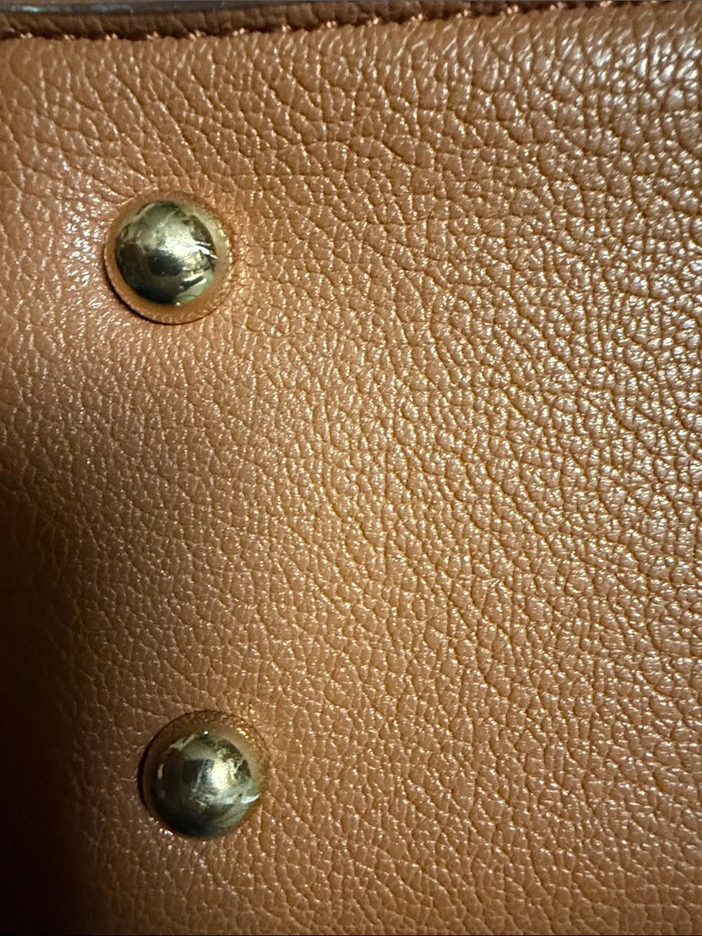 Classic Structured Women’s Satchel in Tan with Gold Hardware